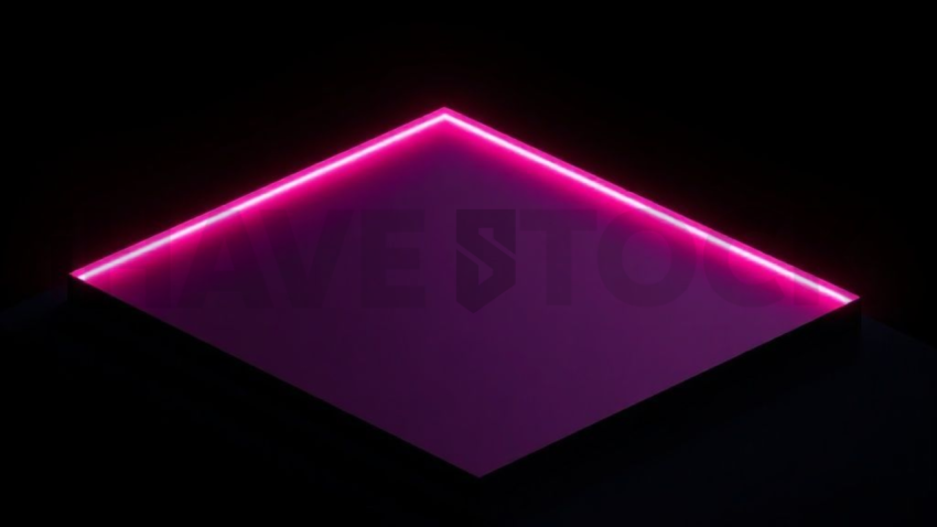 Benefits Grid Card Magenta Medium Glow Dark UI Card 2025 – 8K