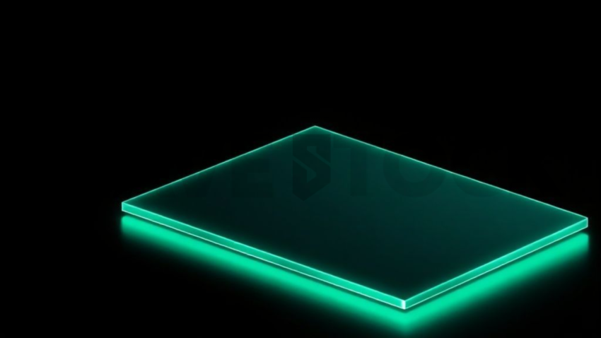 Feature Highlight Card Emerald Medium Glow Dark UI Card 2025 – 8K