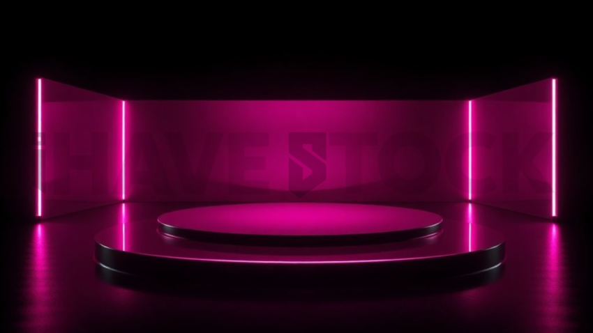 Product Showcase Card Magenta Soft Glow Dark UI Card 2025 – 8K