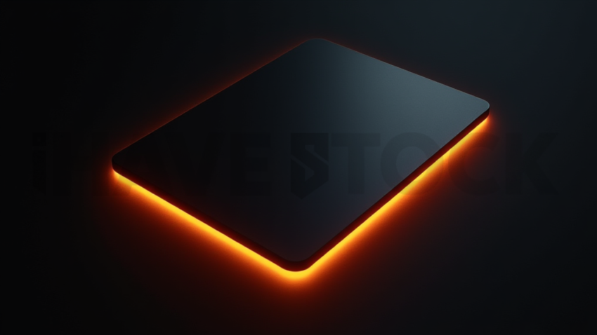 Dark Mode CTA Card Amber Medium Glow Dark UI Card 2025 – 8K