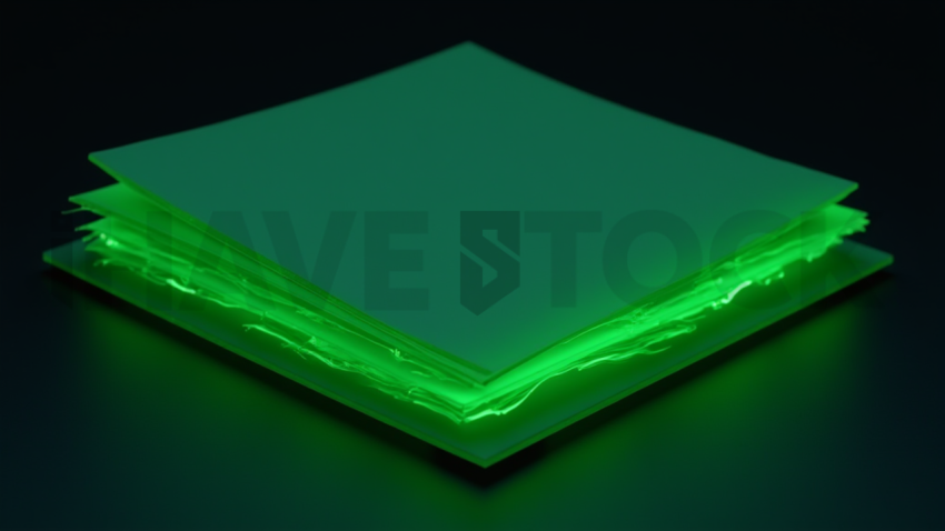 Feature Highlight Card Green Neon Soft Glow Dark UI Card 2025 – 8K