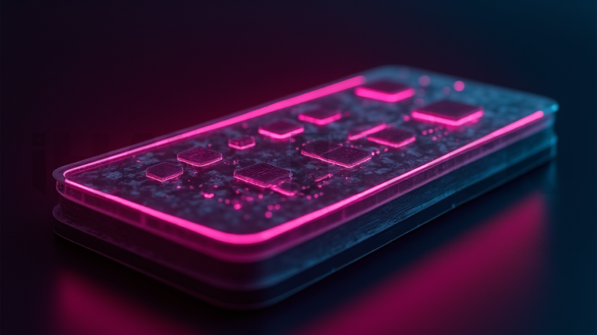 Plan Comparison Card Magenta Medium Glow Dark UI Card 2025 – 8K