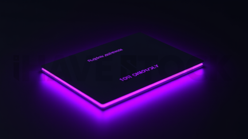 Team Member Card Purple Strong Glow Dark UI Card 2025 – 8K