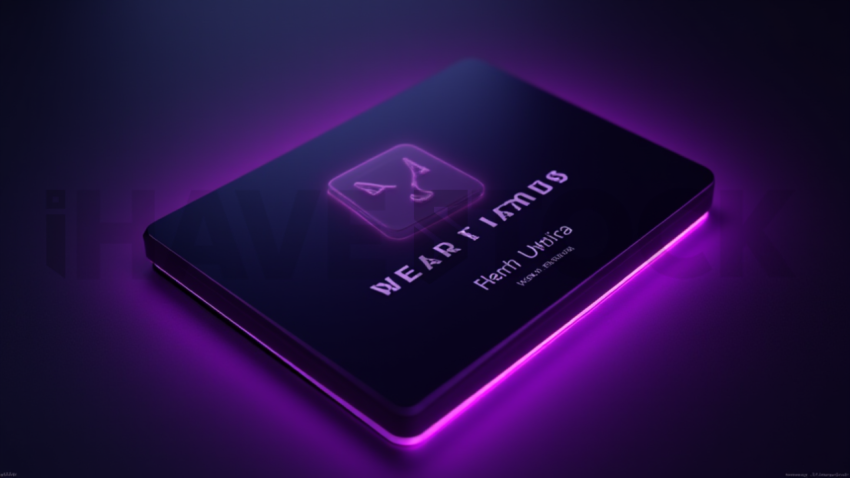 Team Member Card Purple Ultra Glow Dark UI Card 2025 – 8K