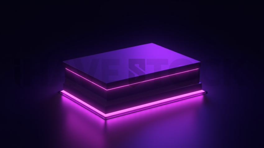 Testimonial Card Purple Strong Glow Dark UI Card 2025 – 8K