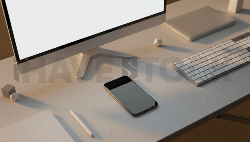 Cinematic landing page   UI concept — smartphone screen 100  empty mockup screen, digital product design studio — premium digital advertising asset #0163