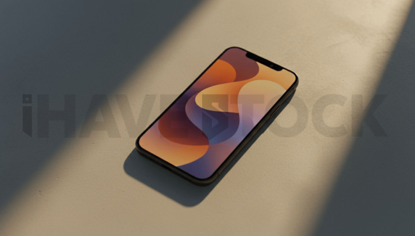 Cinematic landing page   UI concept — smartphone screen UI concept screen (shape layout, no text), digital product design studio — premium digital advertising asset #0072