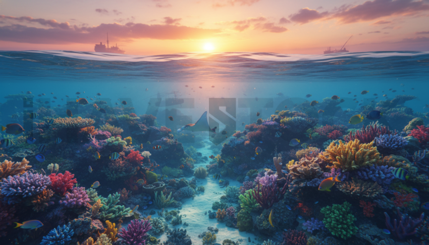 Coral Reef Under Clear Water   Beaches & Oceans N&L OCN 0042 N&L OCN 0049 N&L OCN 0042