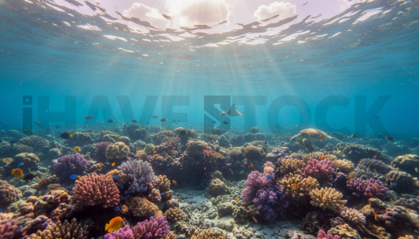 Coral Reef Under Clear Water   Beaches & Oceans N&L OCN 0087 N&L OCN 0004 N&L OCN 0087