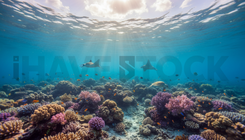 Coral Reef Under Clear Water   Beaches & Oceans N&L OCN 0085 N&L OCN 0006 N&L OCN 0085