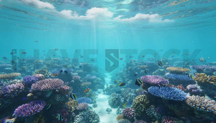 Coral Reef Under Clear Water   Beaches & Oceans N&L OCN 0058 N&L OCN 0033 N&L OCN 0058