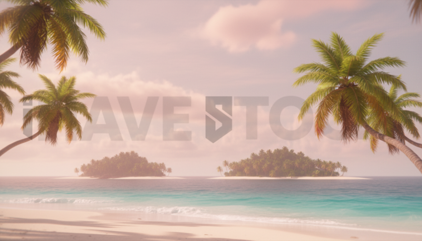 Tropical Paradise Beach   Beaches & Oceans N&L OCN 0035 N&L OCN 0056 N&L OCN 0035