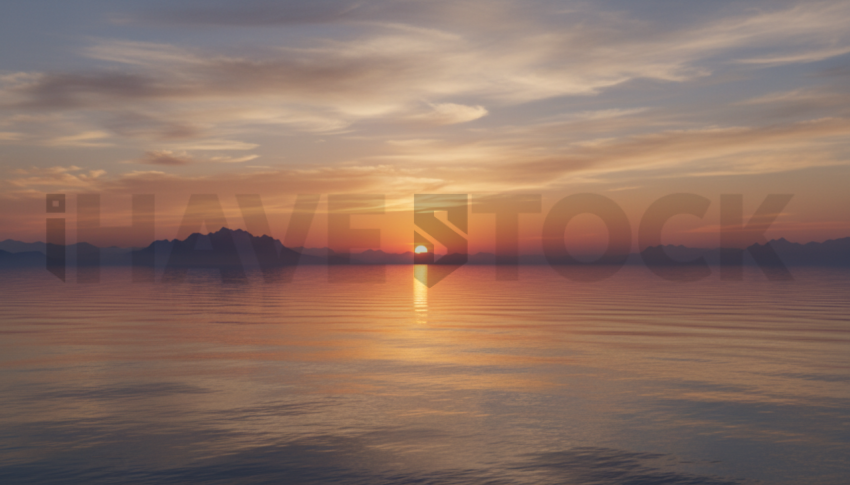 Calm Sea With Reflection   Beaches & Oceans N&L OCN 0013 N&L OCN 0078 N&L OCN 0013