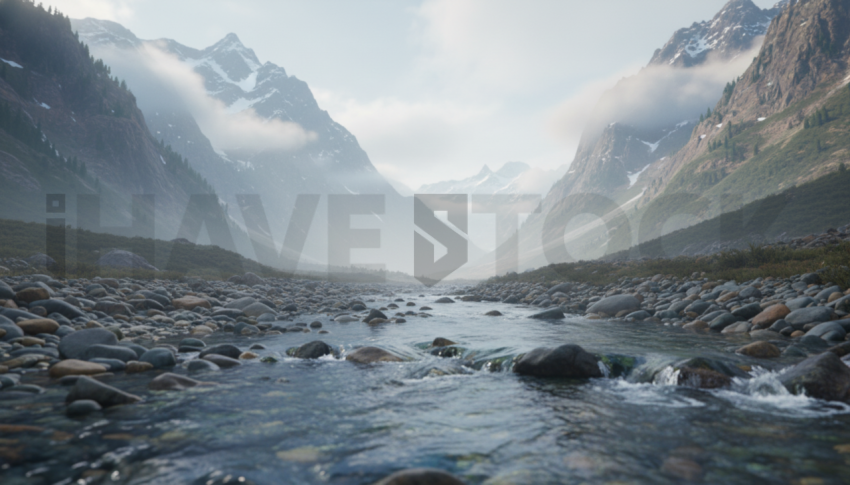 Mountain River Stream   Lakes & Rivers N&L RVS 0008