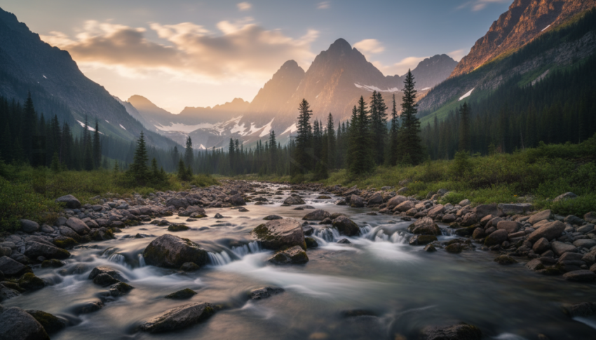 Mountain River Stream   Lakes & Rivers N&L RVS 0026