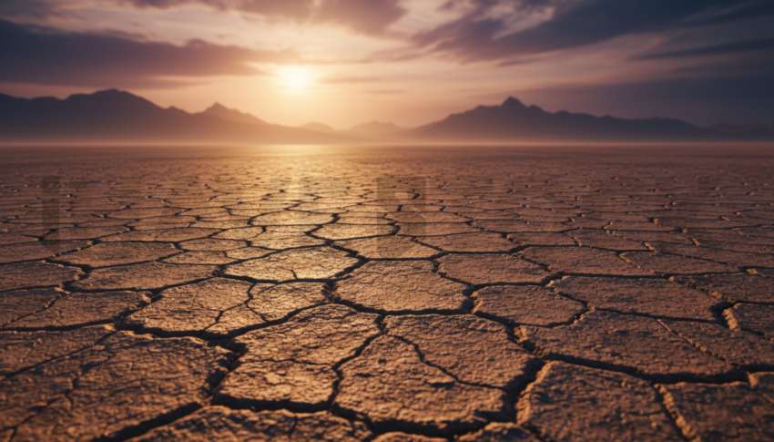 Cracked Dry Ground   Deserts & Rocks N&L RKS 0047