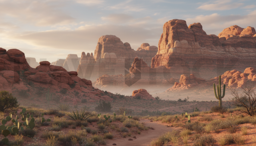 Desert Rock Formations   Deserts & Rocks N&L RKS 0043