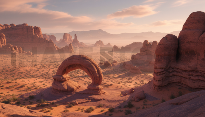 Desert Rock Formations   Deserts & Rocks N&L RKS 0055