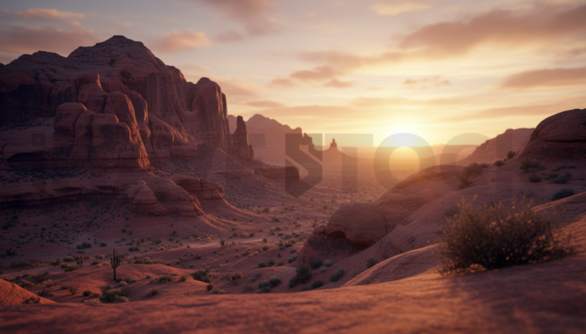 Desert Rock Formations   Deserts & Rocks N&L RKS 0089