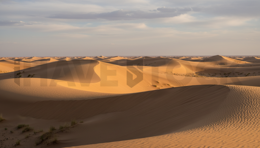 Golden Dunes With Shadows   Deserts & Rocks N&L RKS 0025