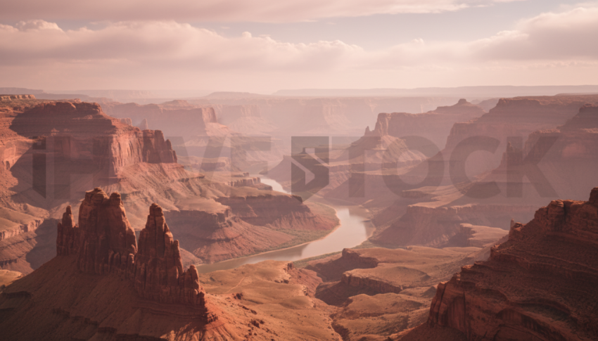 Red Canyon Landscape   Deserts & Rocks N&L RKS 0038