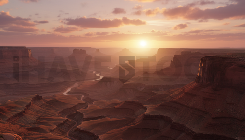 Red Canyon Landscape   Deserts & Rocks N&L RKS 0059