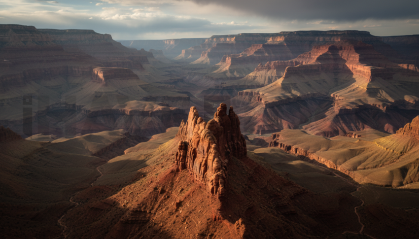 Red Canyon Landscape   Deserts & Rocks N&L RKS 0071