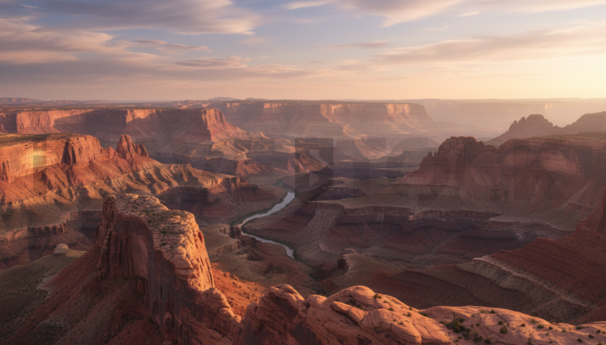 Red Canyon Landscape   Deserts & Rocks N&L RKS 0080