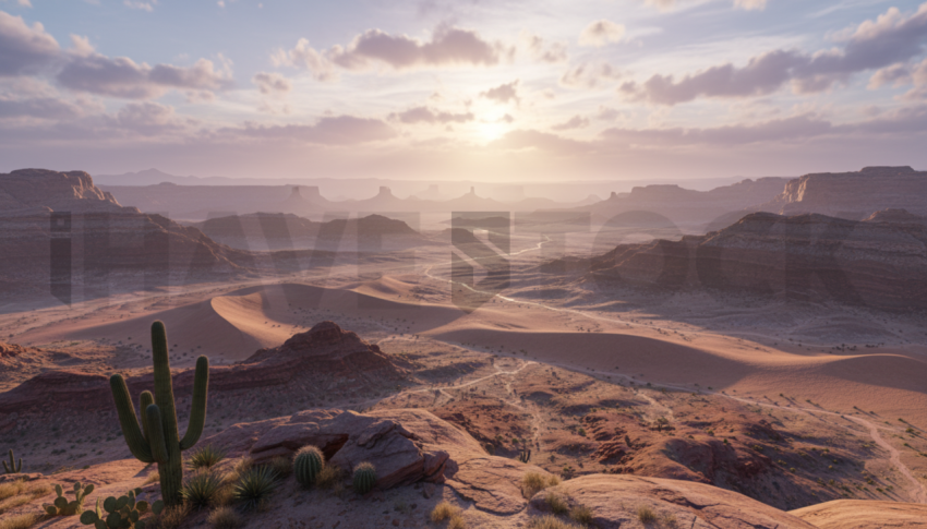 Rugged Desert Terrain   Deserts & Rocks N&L RKS 0054