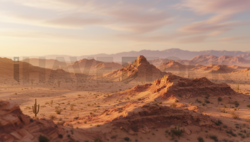 Rugged Desert Terrain   Deserts & Rocks N&L RKS 0092