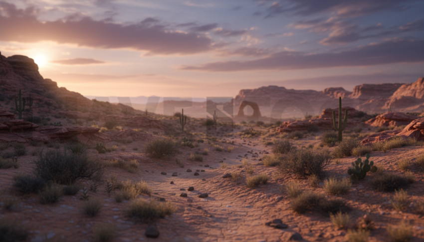 Rugged Desert Terrain   Deserts & Rocks N&L RKS 0090