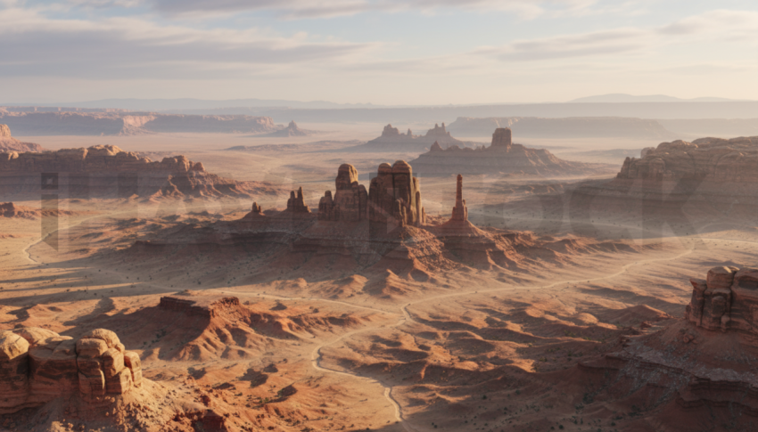 Rugged Desert Terrain   Deserts & Rocks N&L RKS 0098