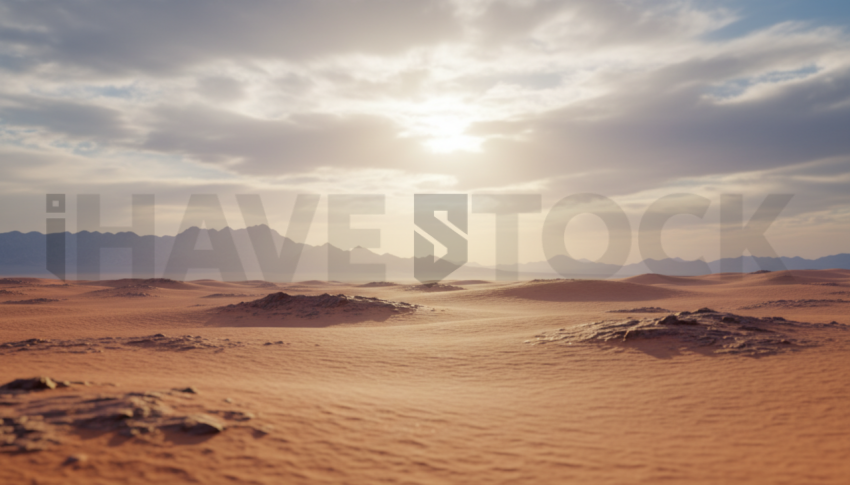 Barren Desert Horizon   Deserts & Rocks N&L RKS 0018