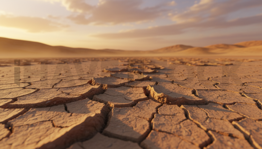 Cracked Dry Ground   Deserts & Rocks N&L RKS 0024