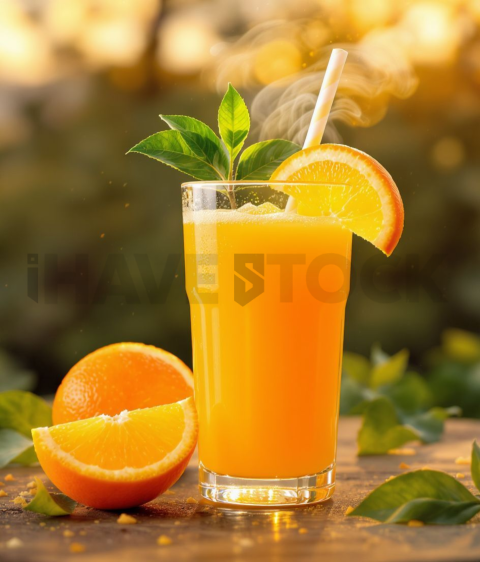 Orange Juice Fresh Squeezed  Soft Golden Hour Macro Detail FOD D&S 3328