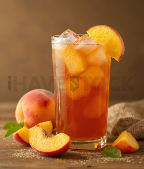 Peach Iced Tea  Studio Softbox Macro Detail FOD D&S 3322