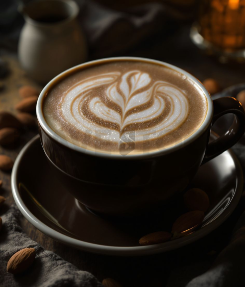 Almond Milk Latte FOD D&S 4874