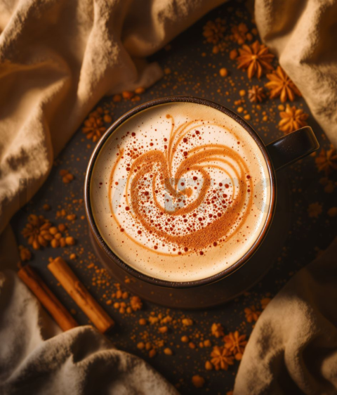 Chai Latte With Spices FOD D&S 4492