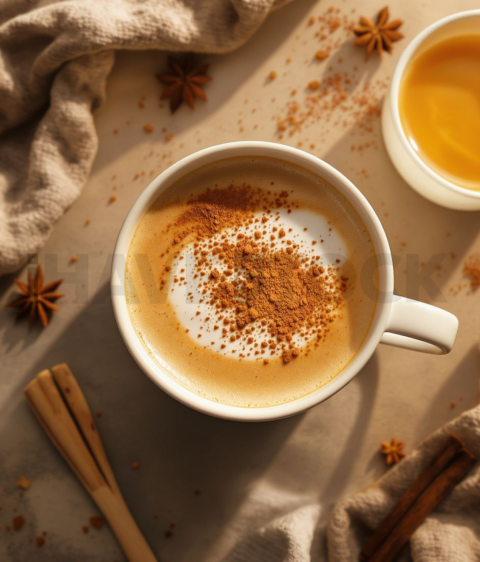 Chai Latte With Spices FOD D&S 4656