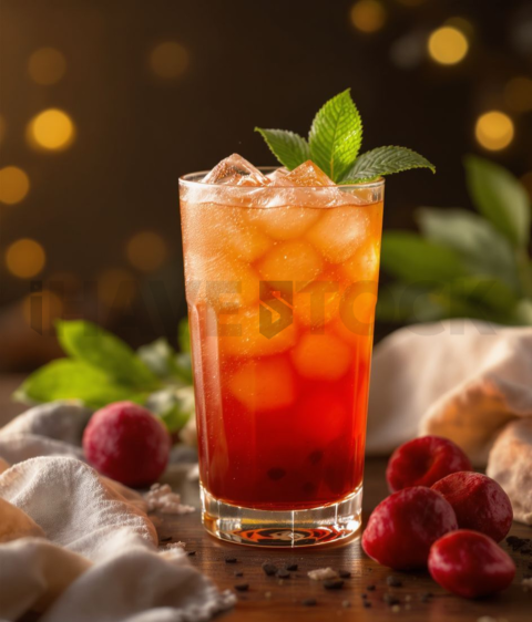 Lychee Iced Tea  Soft Golden Hour Macro Detail FOD D&S 4715