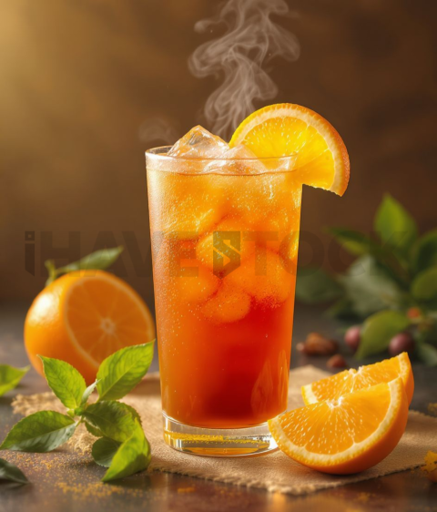 Thai Iced Tea Orange  Soft Golden Hour Macro Detail FOD D&S 4835