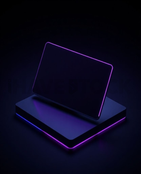 Dark Mode CTA Card Purple Medium Glow Dark UI Card 2025 – 8K
