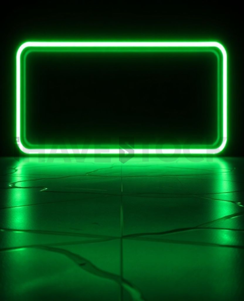 Feature Highlight Card Green Neon Ultra Glow Dark UI Card 2025 – 8K