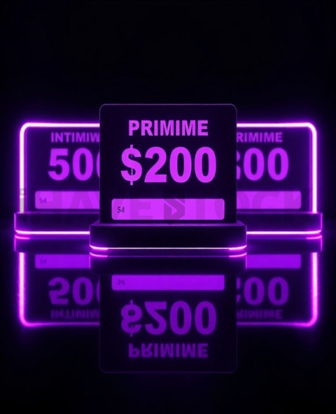 Pricing Card Purple Ultra Glow Dark UI Card 2025 – 8K