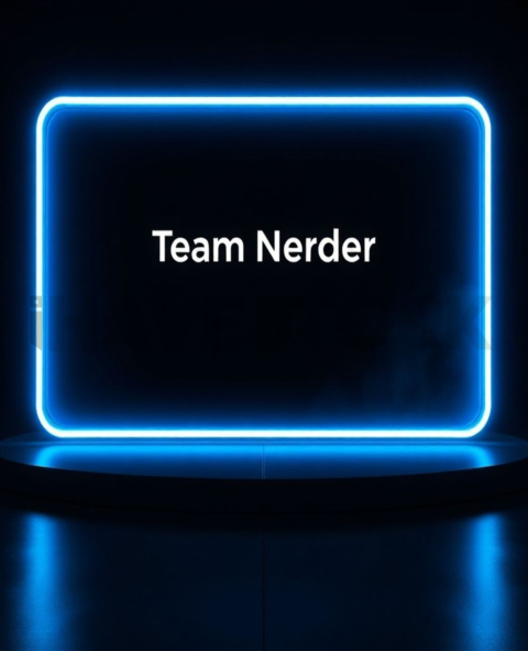 Team Member Card Blue Electric Ultra Glow Dark UI Card 2025 – 8K