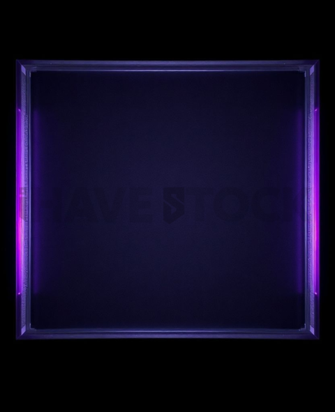 Minimal Frosted Window Element Purple Subtle Glow Dark Glassmorphism Element 2025 – 8K