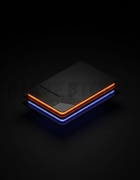 Pricing Card Amber Strong Glow Dark UI Card 2025 – 8K