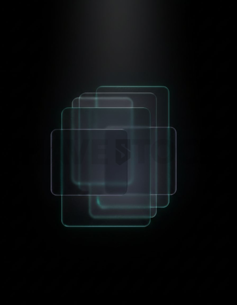 Glassmorphism UI Block Emerald Ultra Glow Dark Glassmorphism Element 2025 – 8K