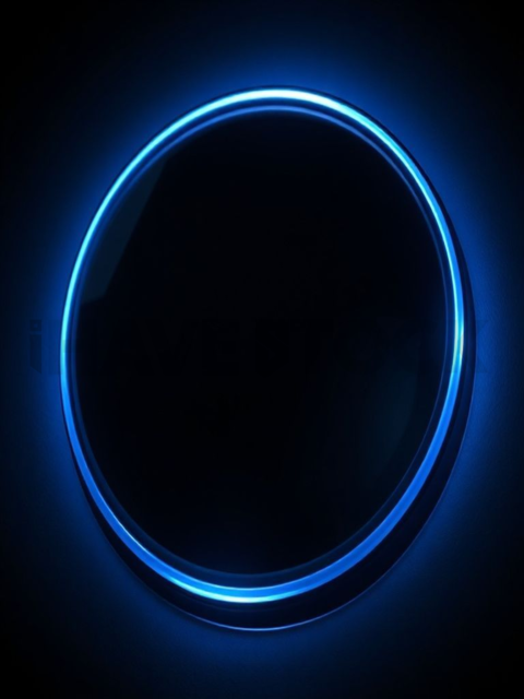 Glassmorphism CTA Button Blue Electric Medium Glow Dark CTA Button 2025 – 8K UI Element