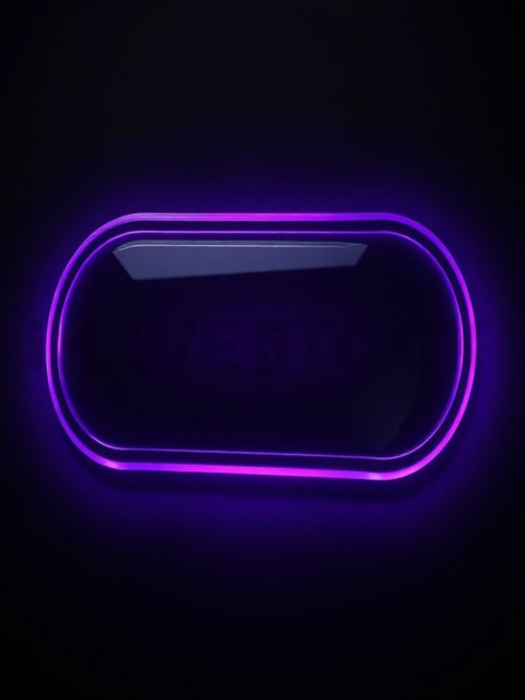 Glassmorphism CTA Button Purple Medium Glow Dark CTA Button 2025 – 8K UI Element